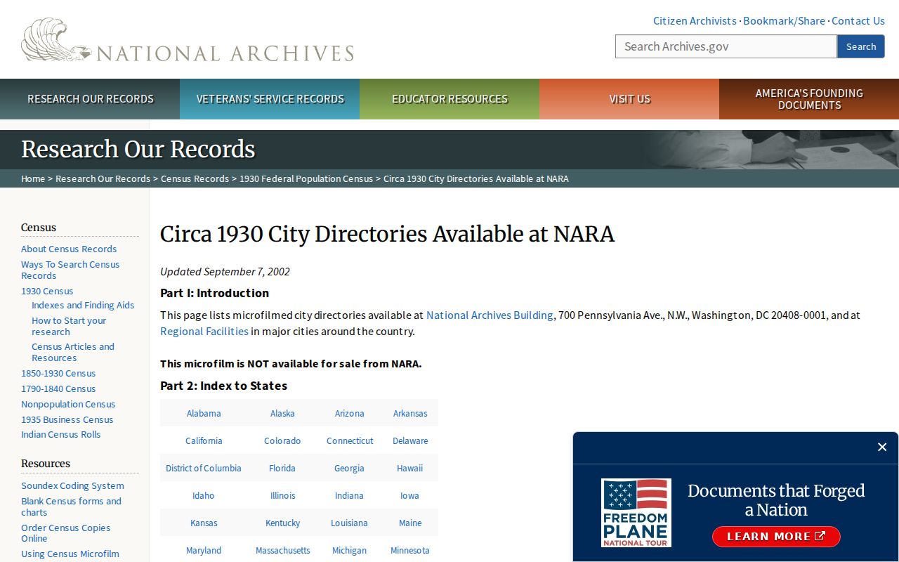 Madera city directory NARA historical inventory