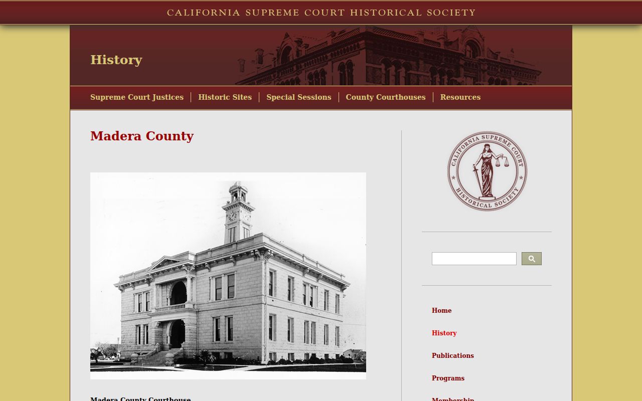 Madera previous residents courthouse history and county records