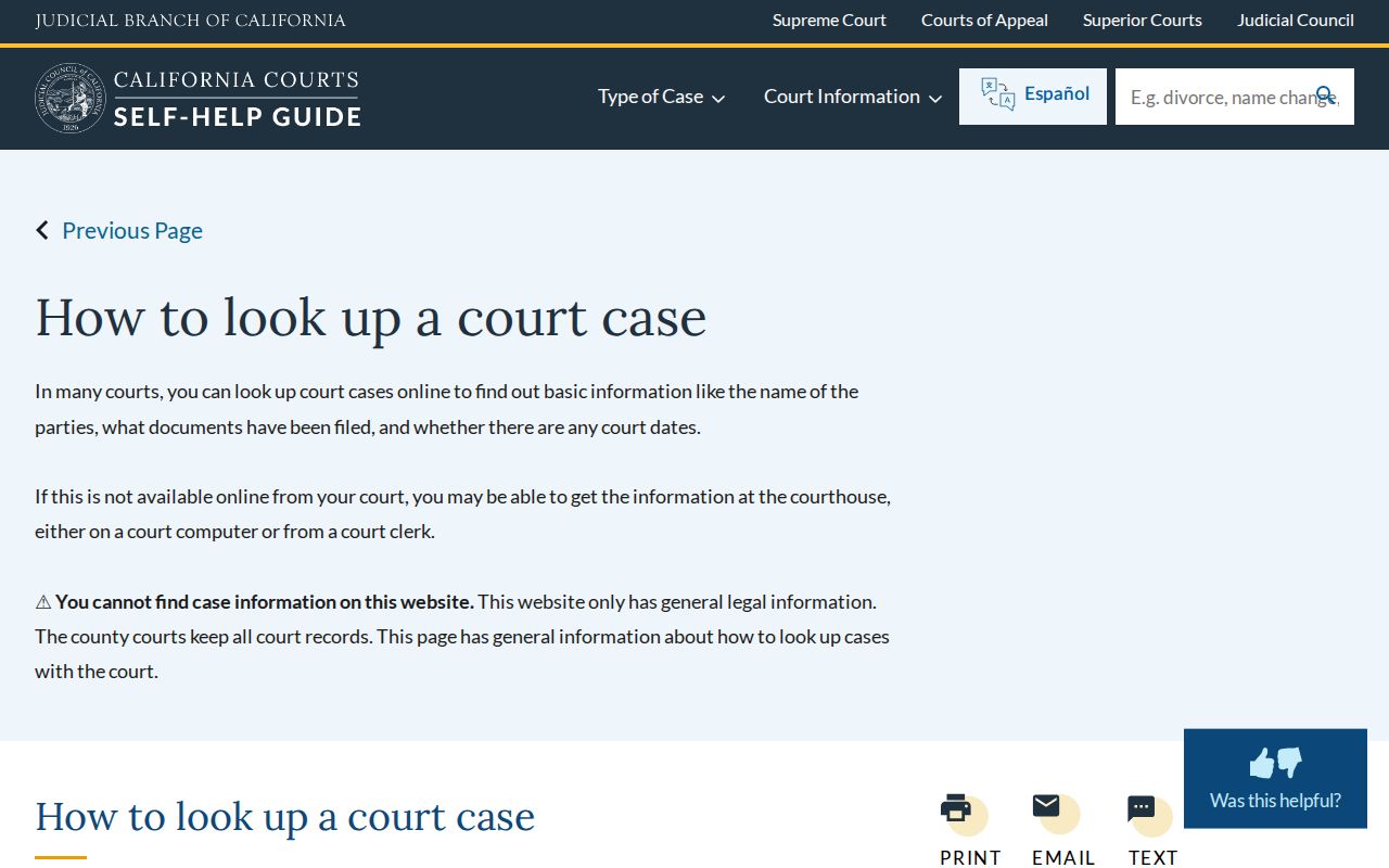 Madera resident lookup court case search guidance from California Courts